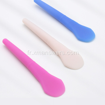 Outil de beauté brosse souple en silicone pour masque de boue pour le visage